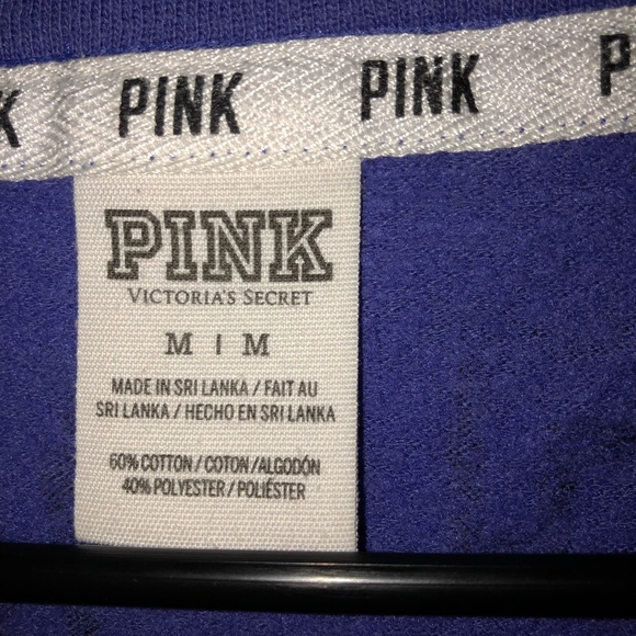 PINK size medium purple long sleeve - Picture 4 of 5